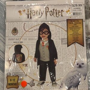 Rubie's Harry Potter Kids Costume with Black Robe and Glasses